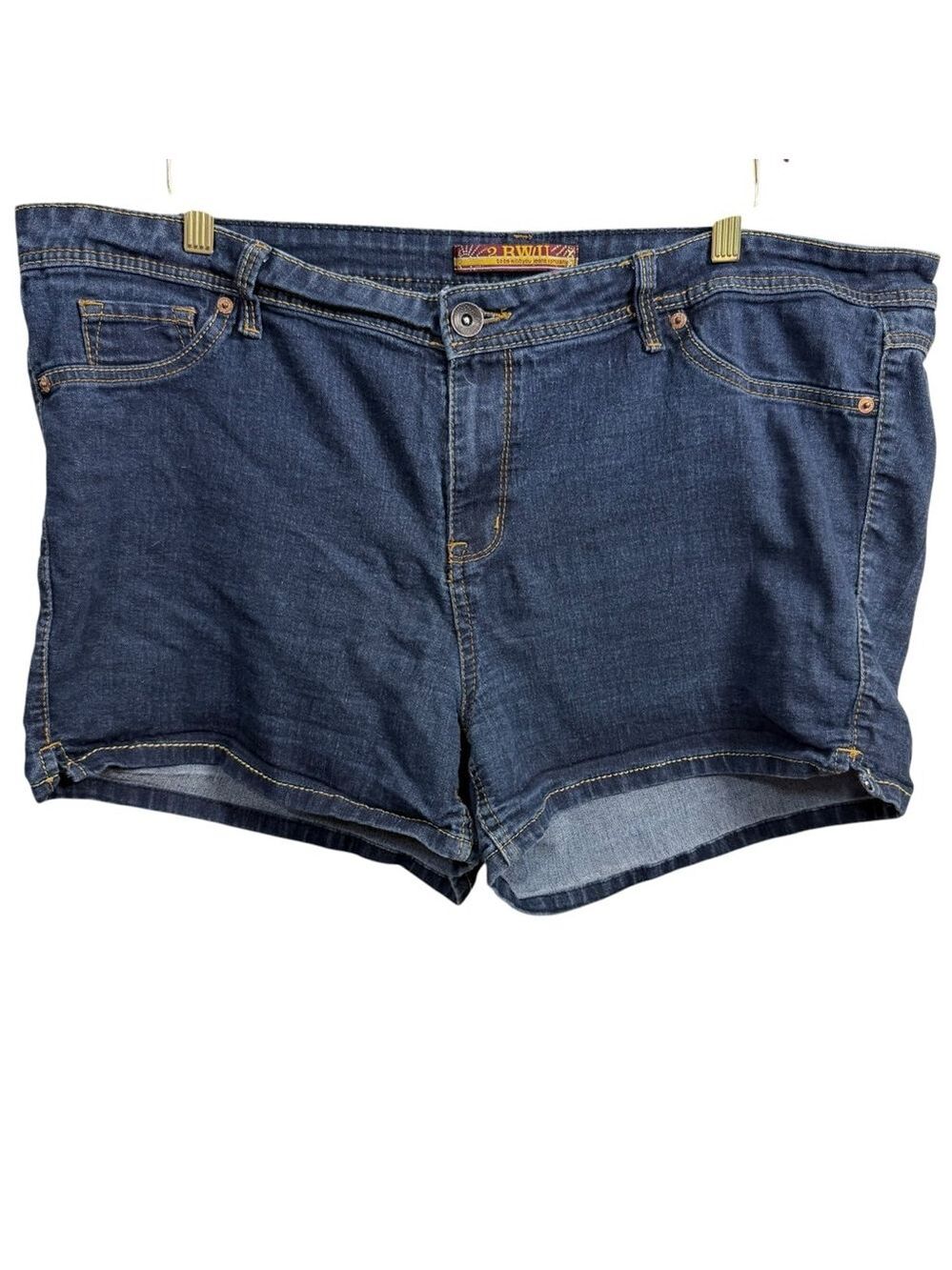 2 BWU Denim Shorts Size 24 Blue
